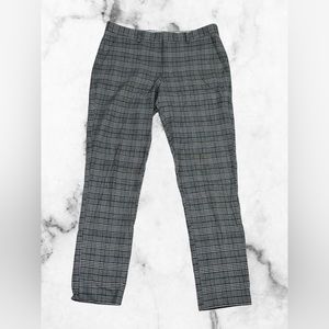 Express men’s Black and white checkered trousers